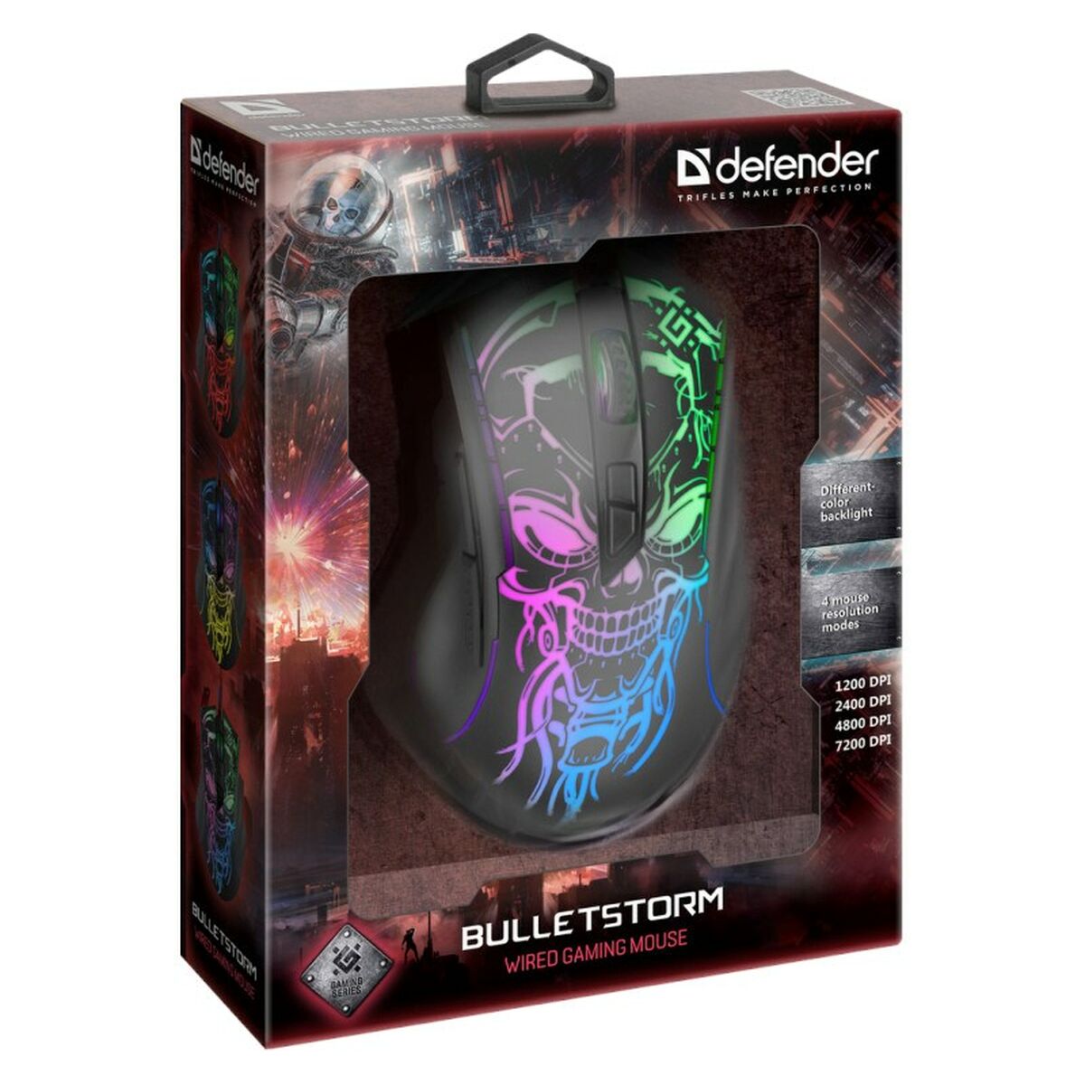 Оптическая мышь Defender BULLETSTORM GM-928 Чёрный-6