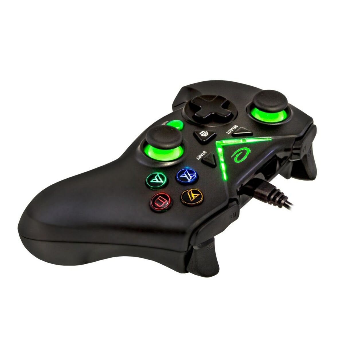 Игровой пульт Esperanza Pirate EGG114K USB 2.0 Чёрный Зеленый Microsoft Xbox One PC Xbox Series X Xbox Series S-2