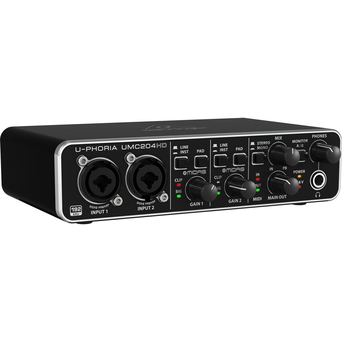 Аудио интерфейс Behringer UMC204HD-3