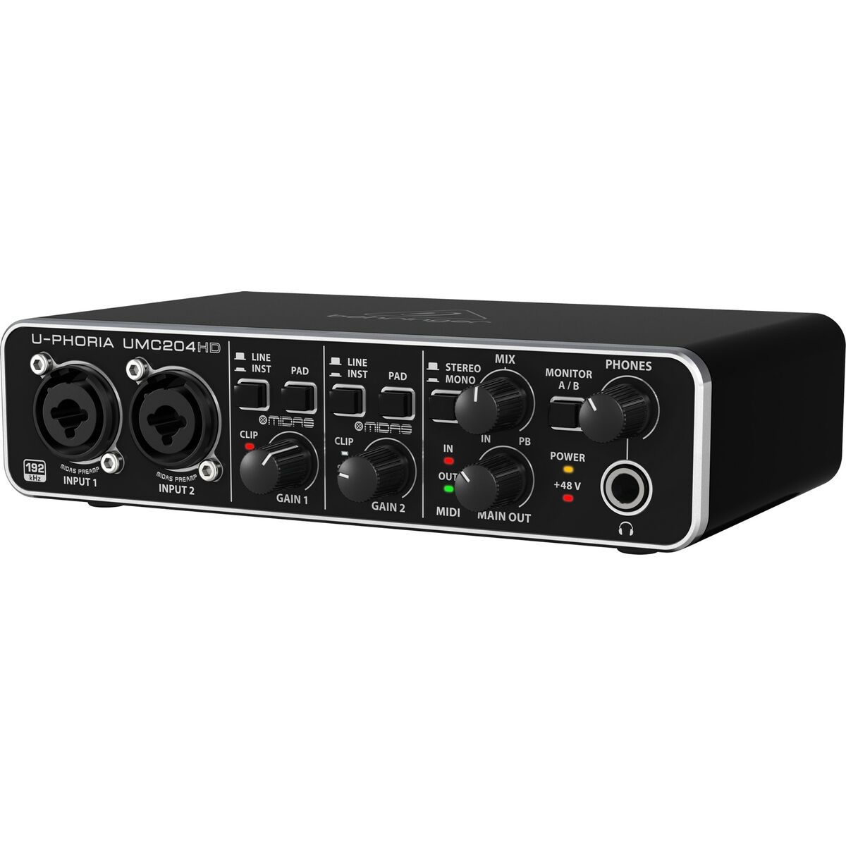Аудио интерфейс Behringer UMC204HD-4