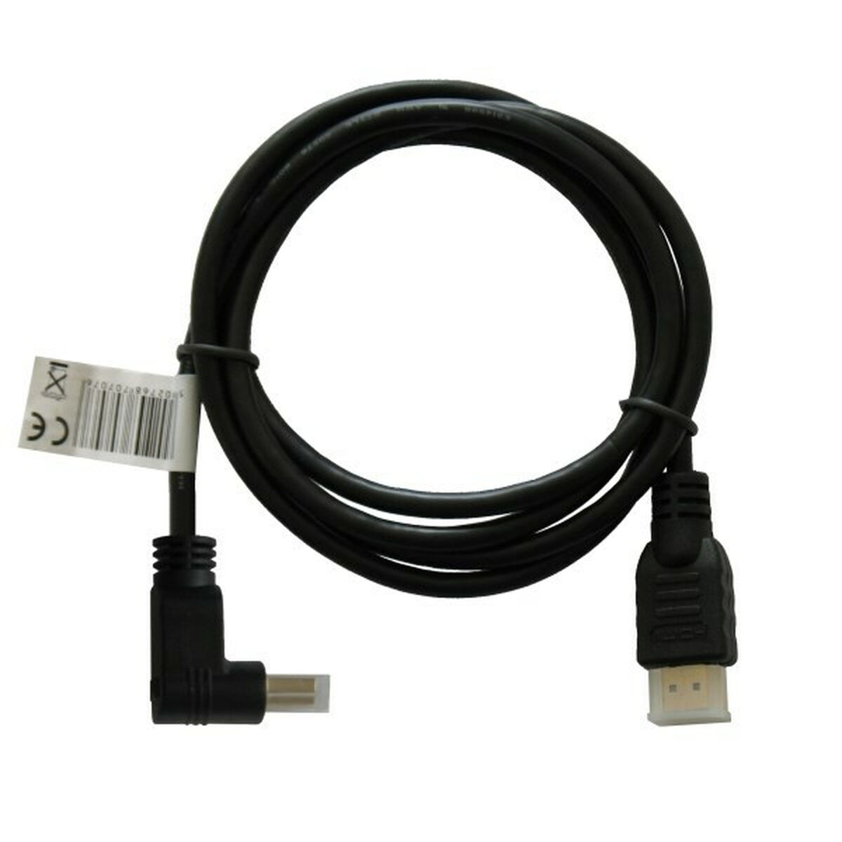 Кабель HDMI Savio CL-04 угол Чёрный 1,5 m-2