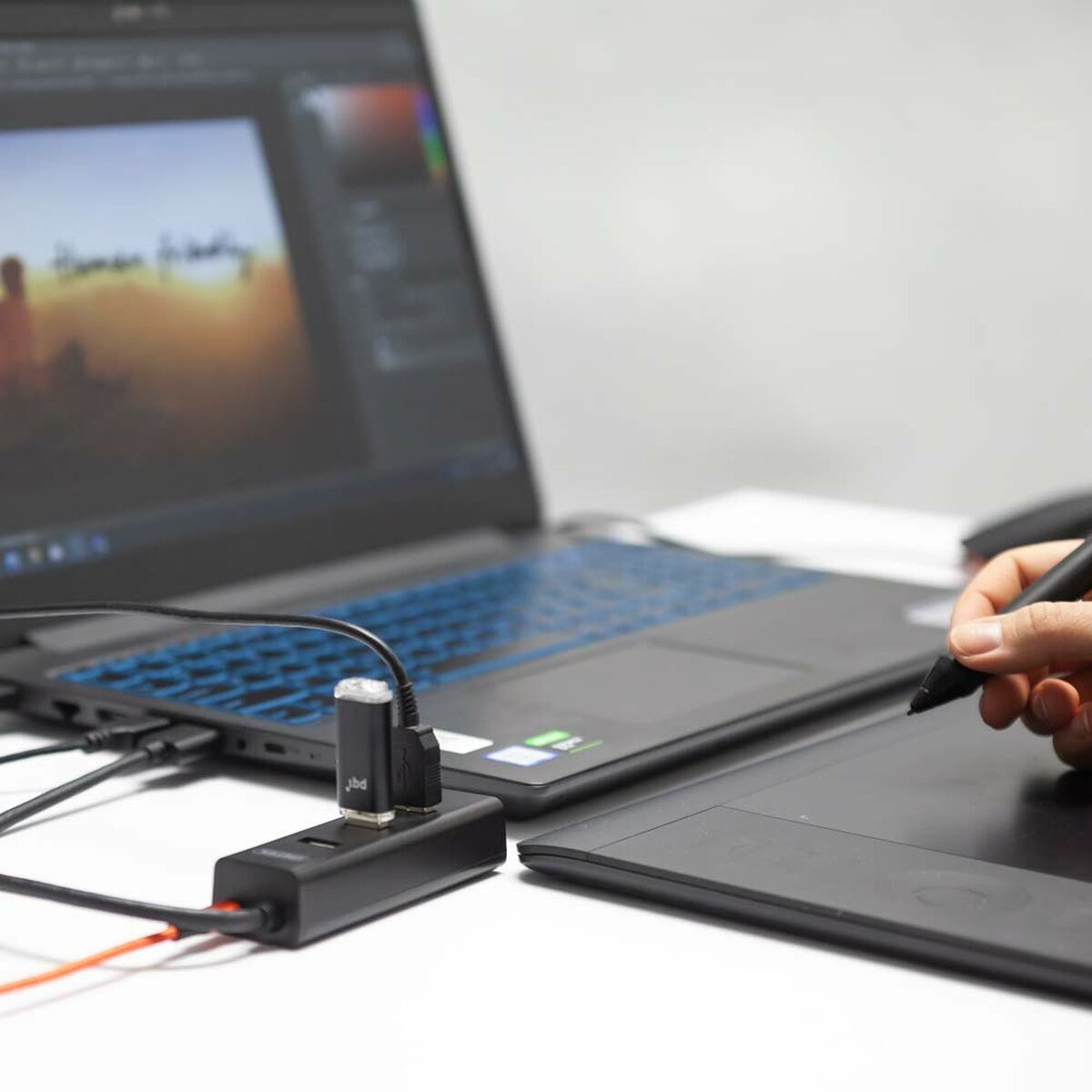 USB-хаб на 4 порта Unitek Y-3089 Чёрный-4