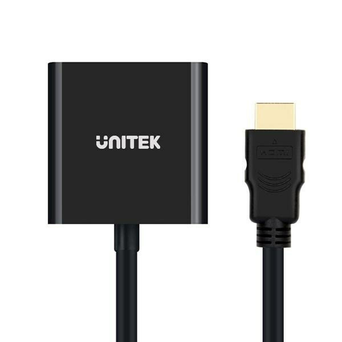 HDMI - VGA adapter with Unitek audio Y-6333 Black-2