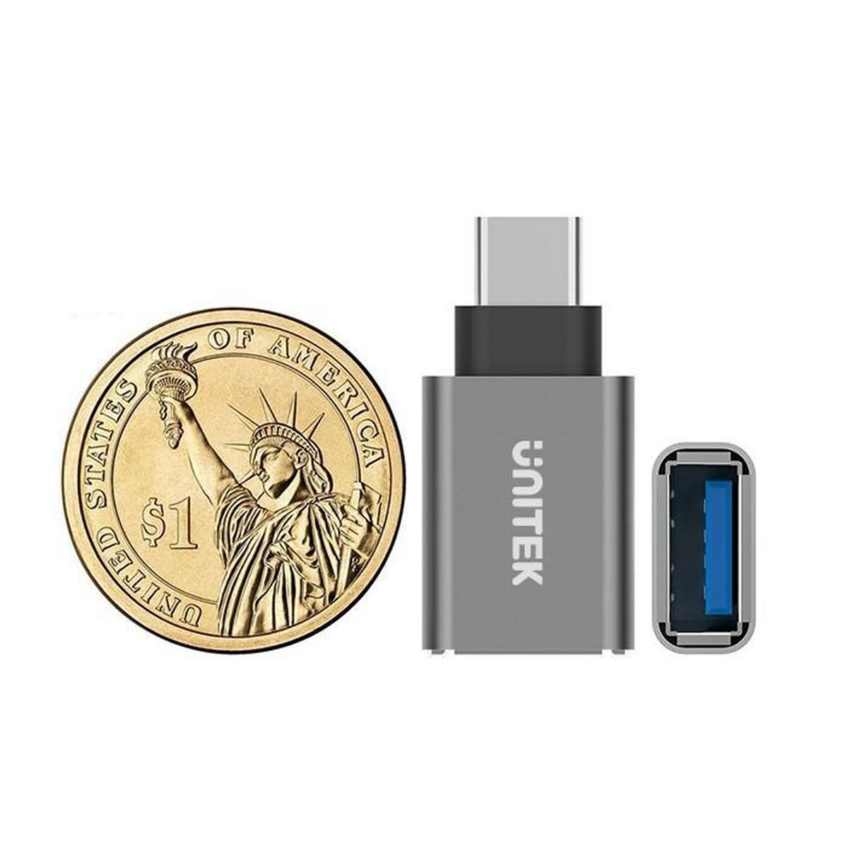 USB-C adapter - USB Unitek Y-A025CGY-5