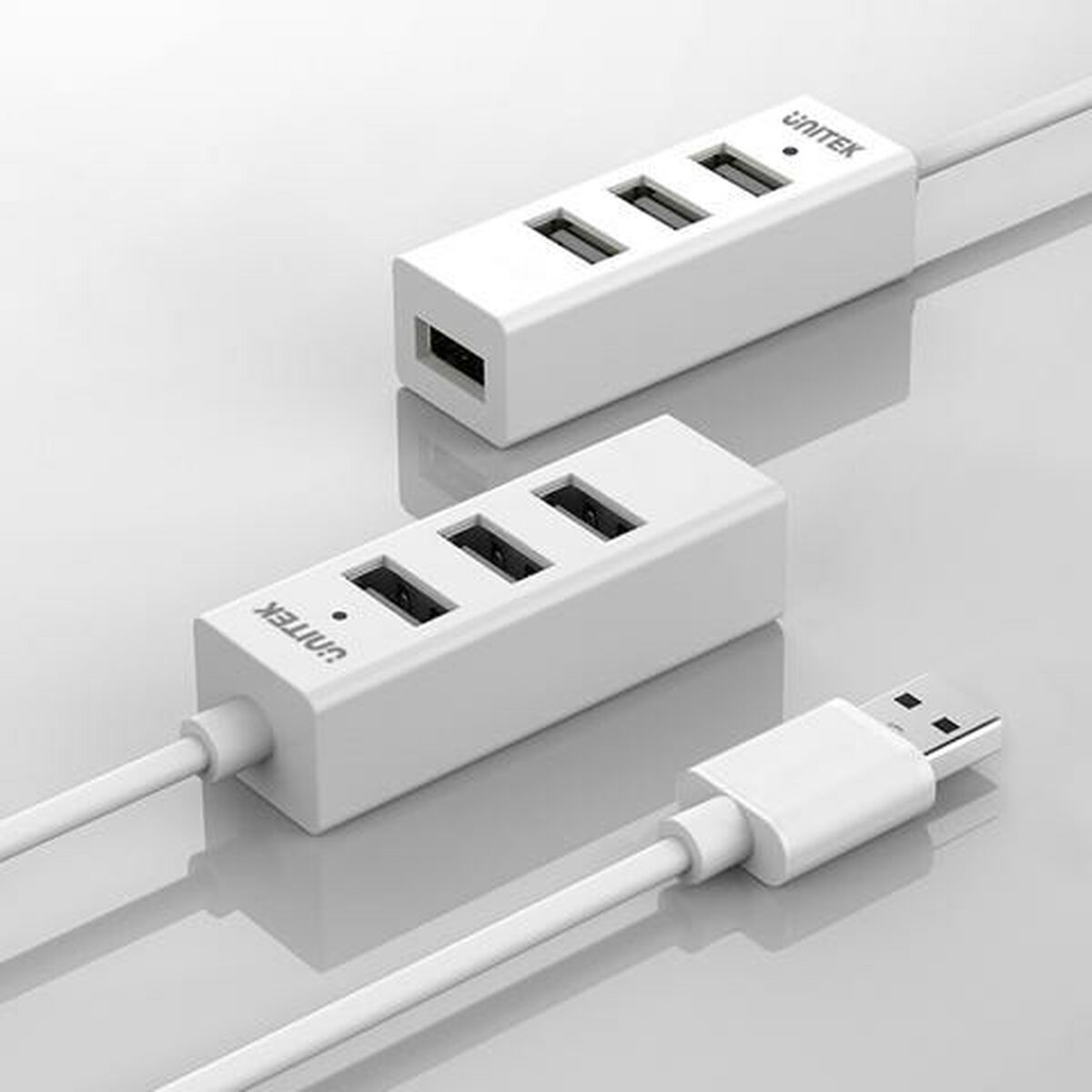 USB-хаб на 3 порта Unitek Y-2146 Белый-3