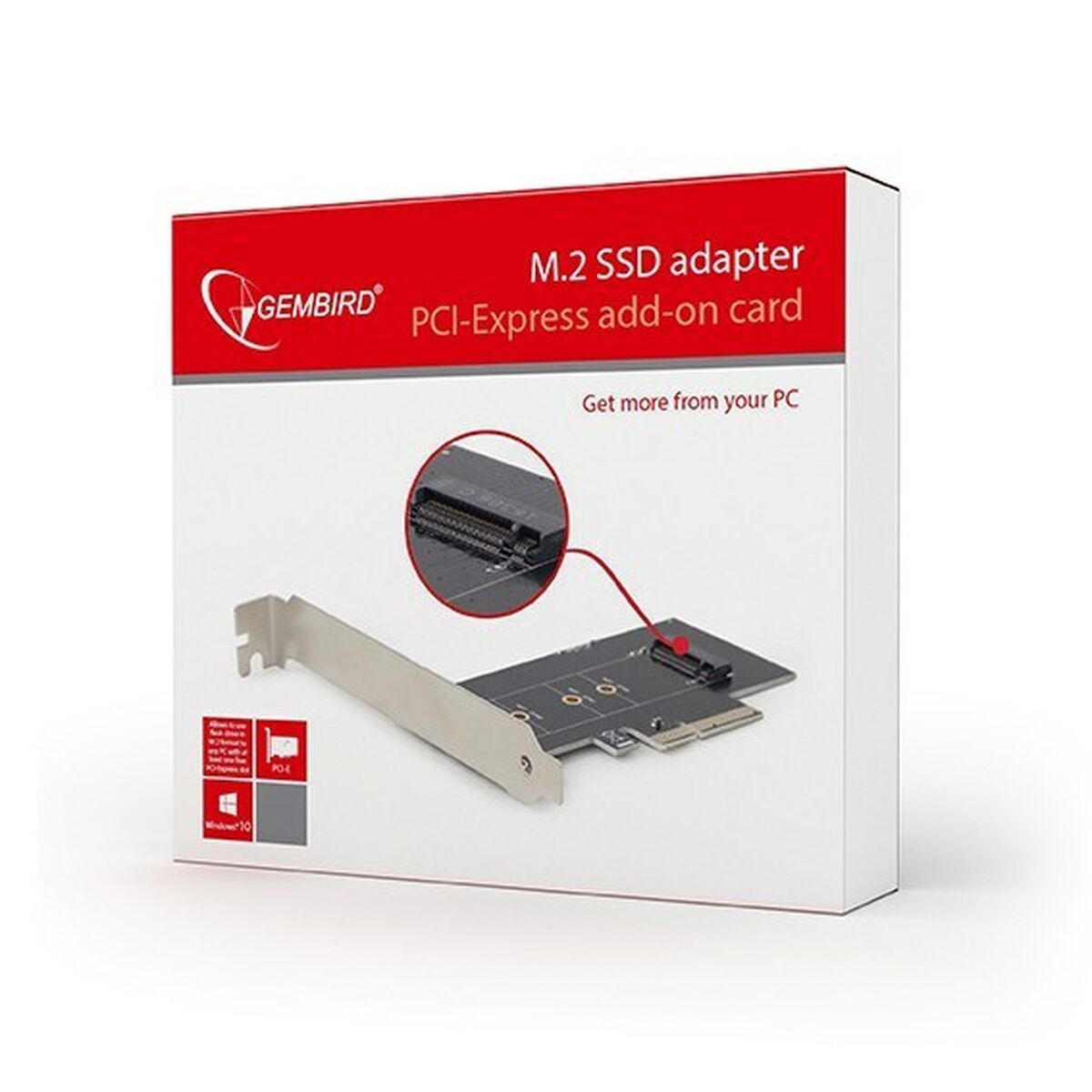 Карта PCI SSD M.2 GEMBIRD PEX-M2-01-2