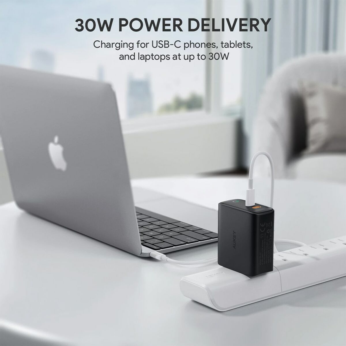 Сетевое зарядное устройство Aukey PA-D2 Чёрный 36 W-5