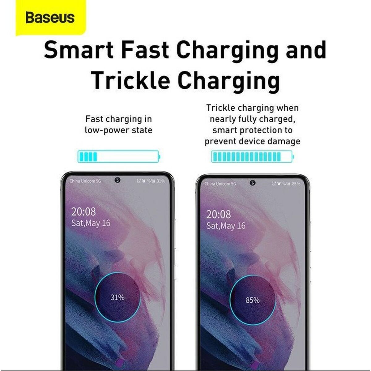 Ցանցային լիցքավորման սարք Baseus TZCCCSUP-L01 Սև-6