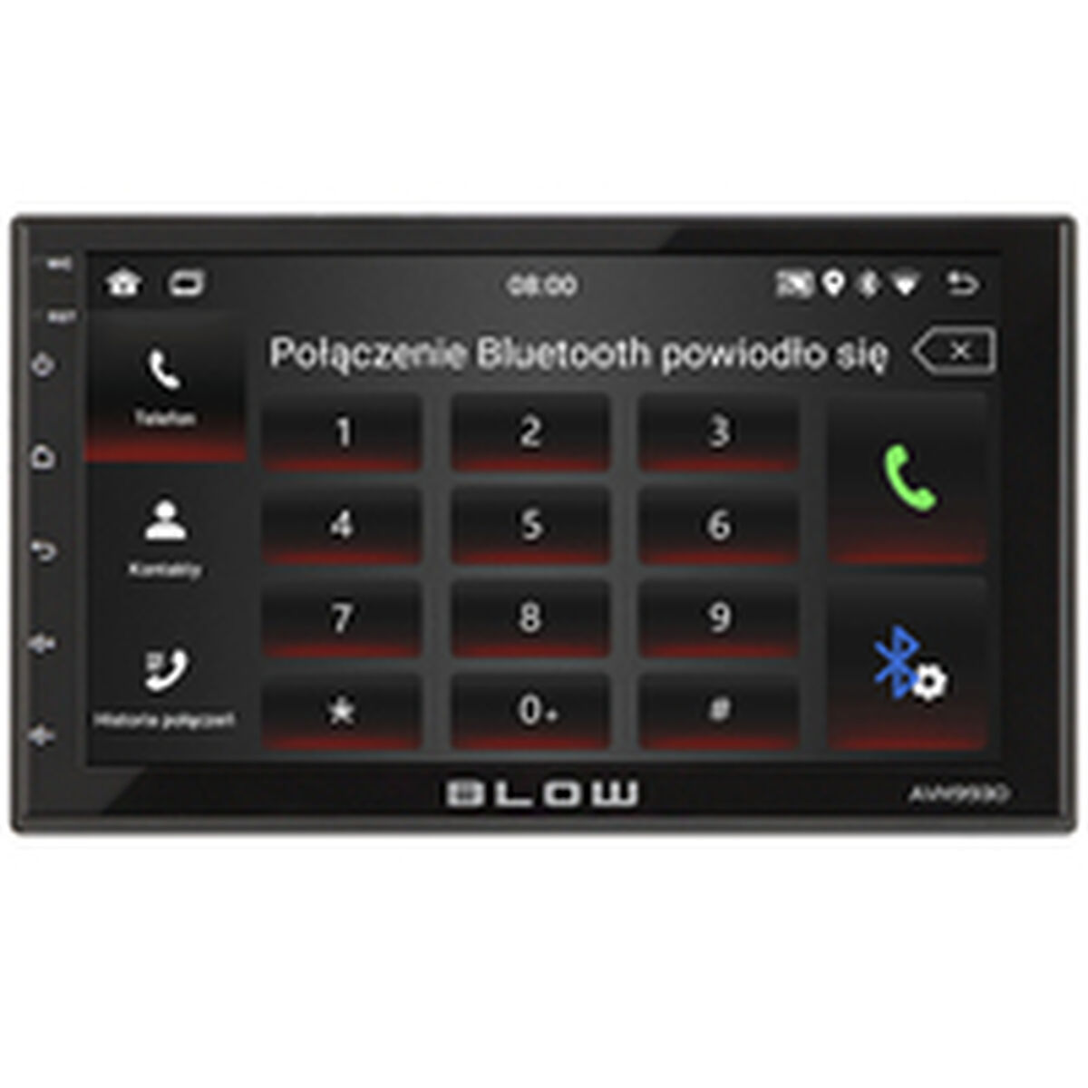 Автомобильная радиомагнитола с CD Blow AVH-9930 Чёрный Разноцветный-2