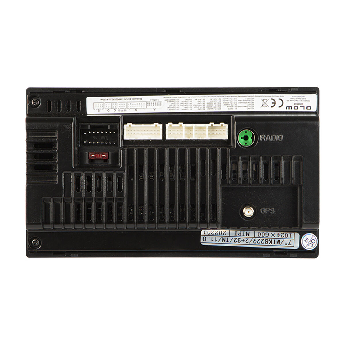 Автомобильная радиомагнитола с CD Blow AVH-9930 Чёрный Разноцветный-6