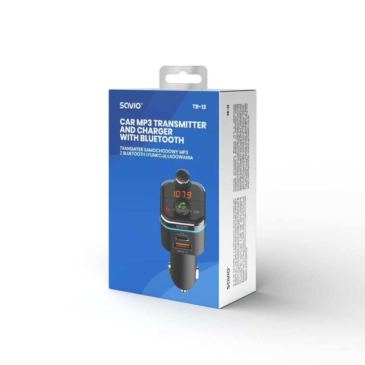 MP3-проигрыватель с транзистором FM для автомобиля Savio TR-11/B-5
