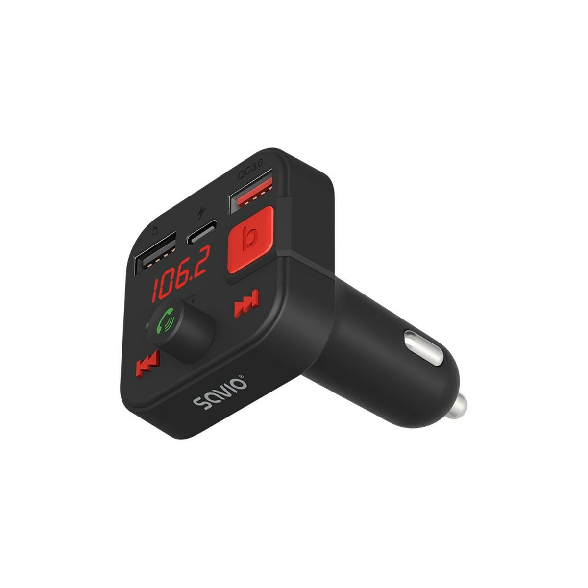 MP3-проигрыватель с транзистором FM для автомобиля Savio TR-15-5
