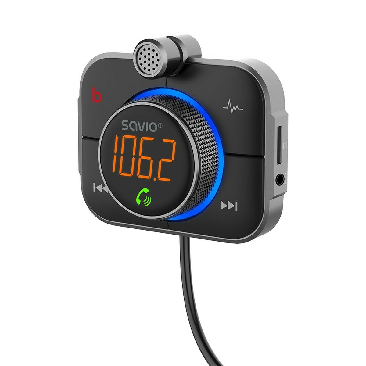 MP3-проигрыватель с транзистором FM для автомобиля Savio TR-14-5