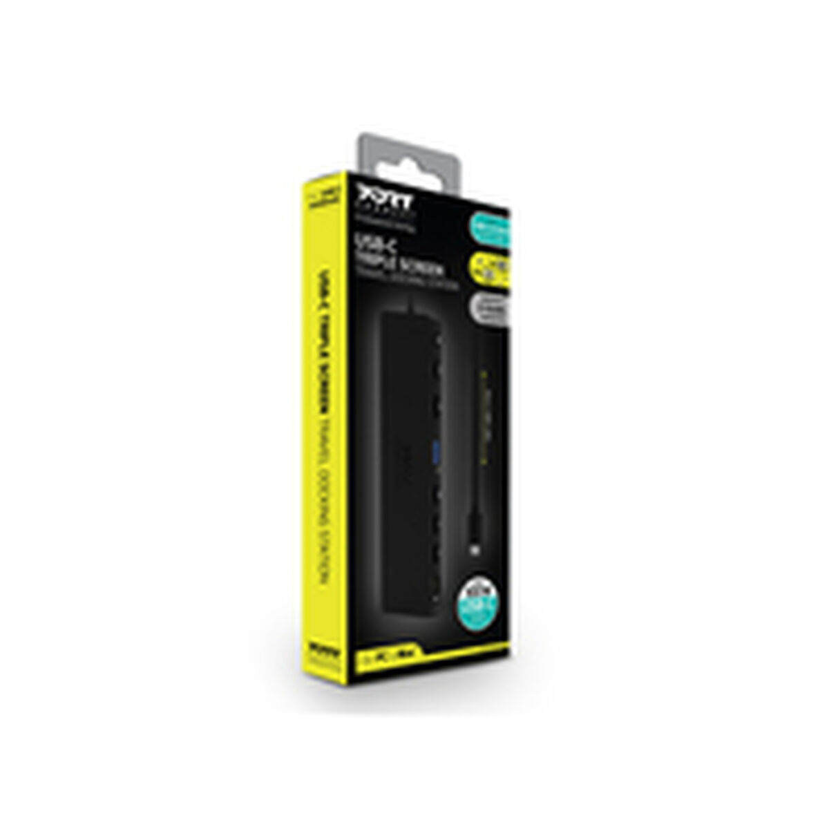USB-разветвитель Port Designs 901906-W Чёрный-7