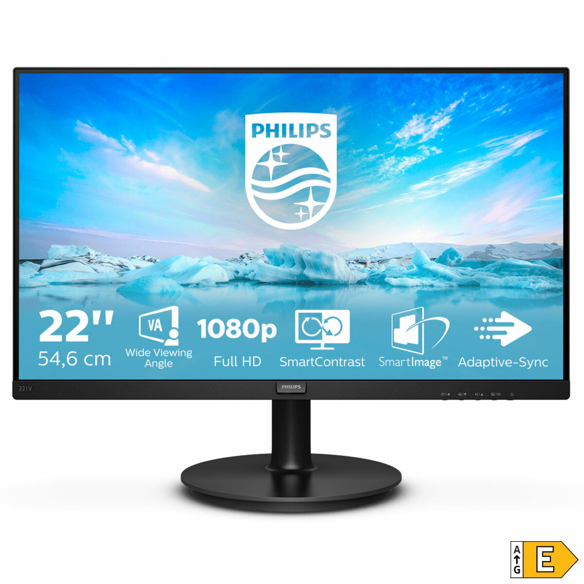 Монитор Philips 221V8 21,5 LED VA Flicker free 50-60  Hz-2