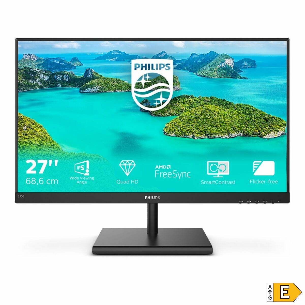 Монитор Philips 275E1S/00 27 LED IPS Flicker free 75 Hz 50-60  Hz-2