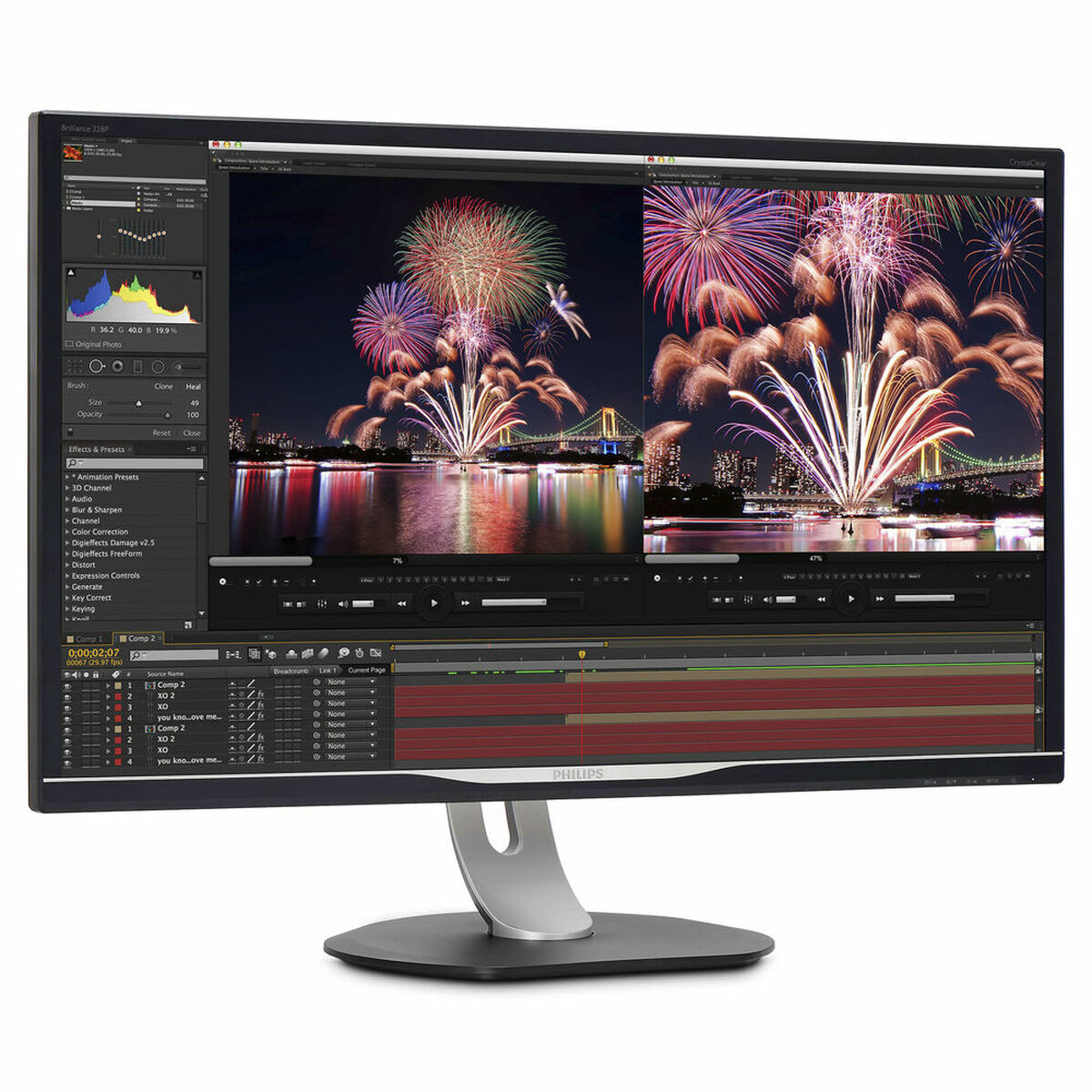 Монитор Philips 328P6AUBREB/00 31,5 LED IPS LCD Flicker free 50-60 Hz-4