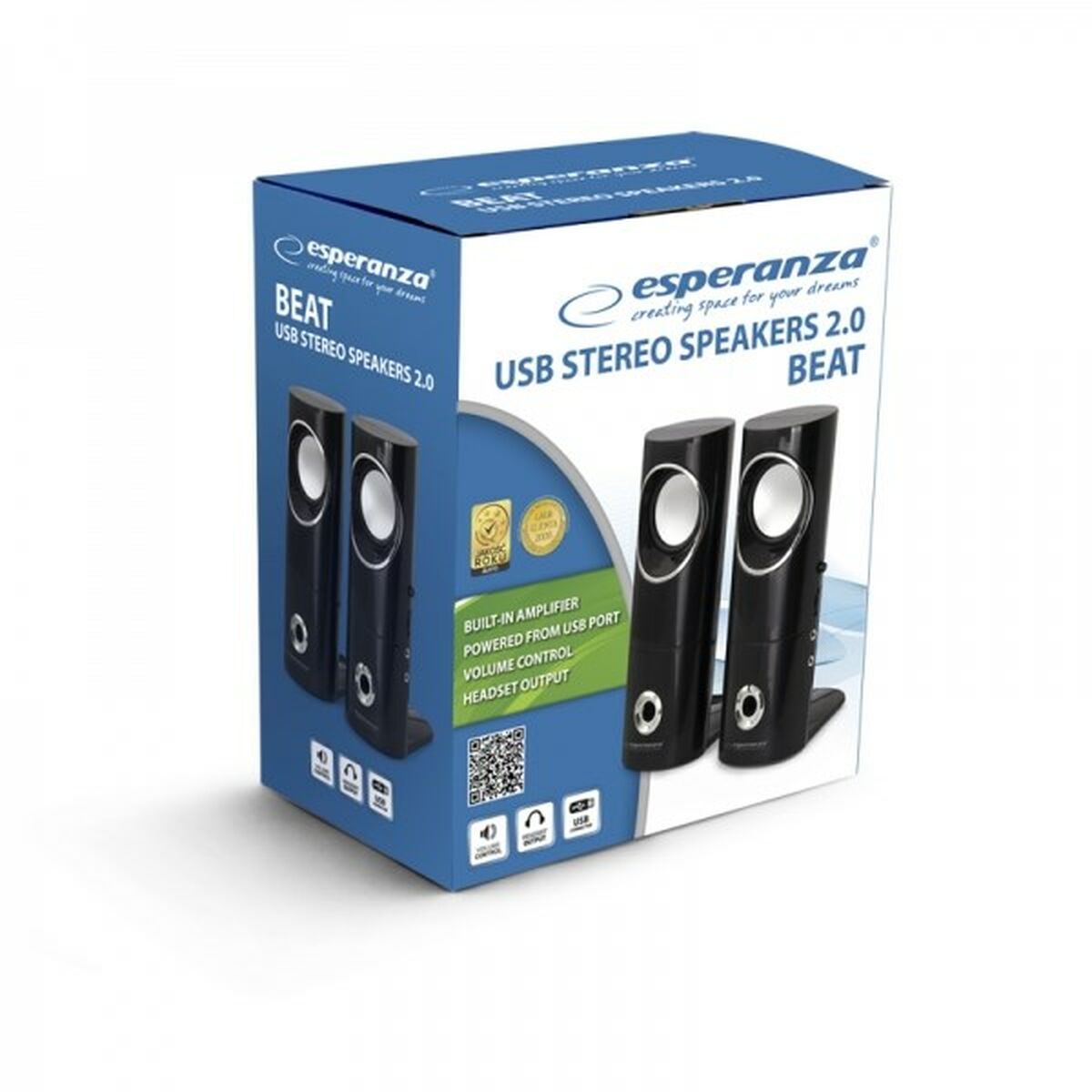 Динамики для ПК Esperanza 2.0 BEAT 6 W Чёрный-2