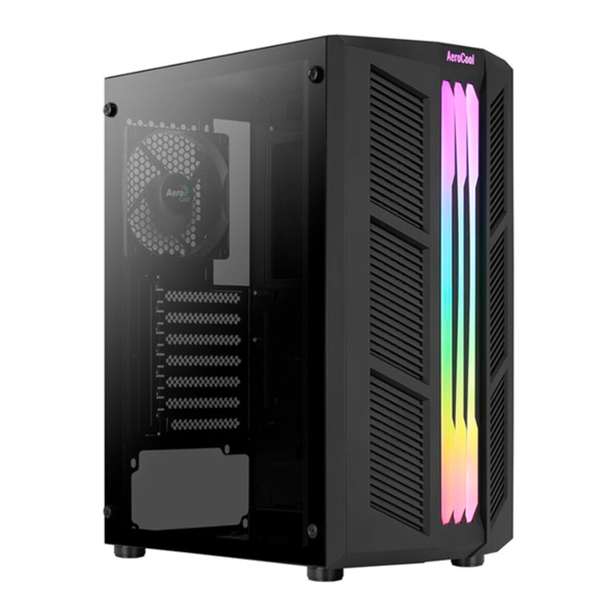 Блок полубашня Micro ATX/АTX/ ITX Aerocool Prime RGB Чёрный-3