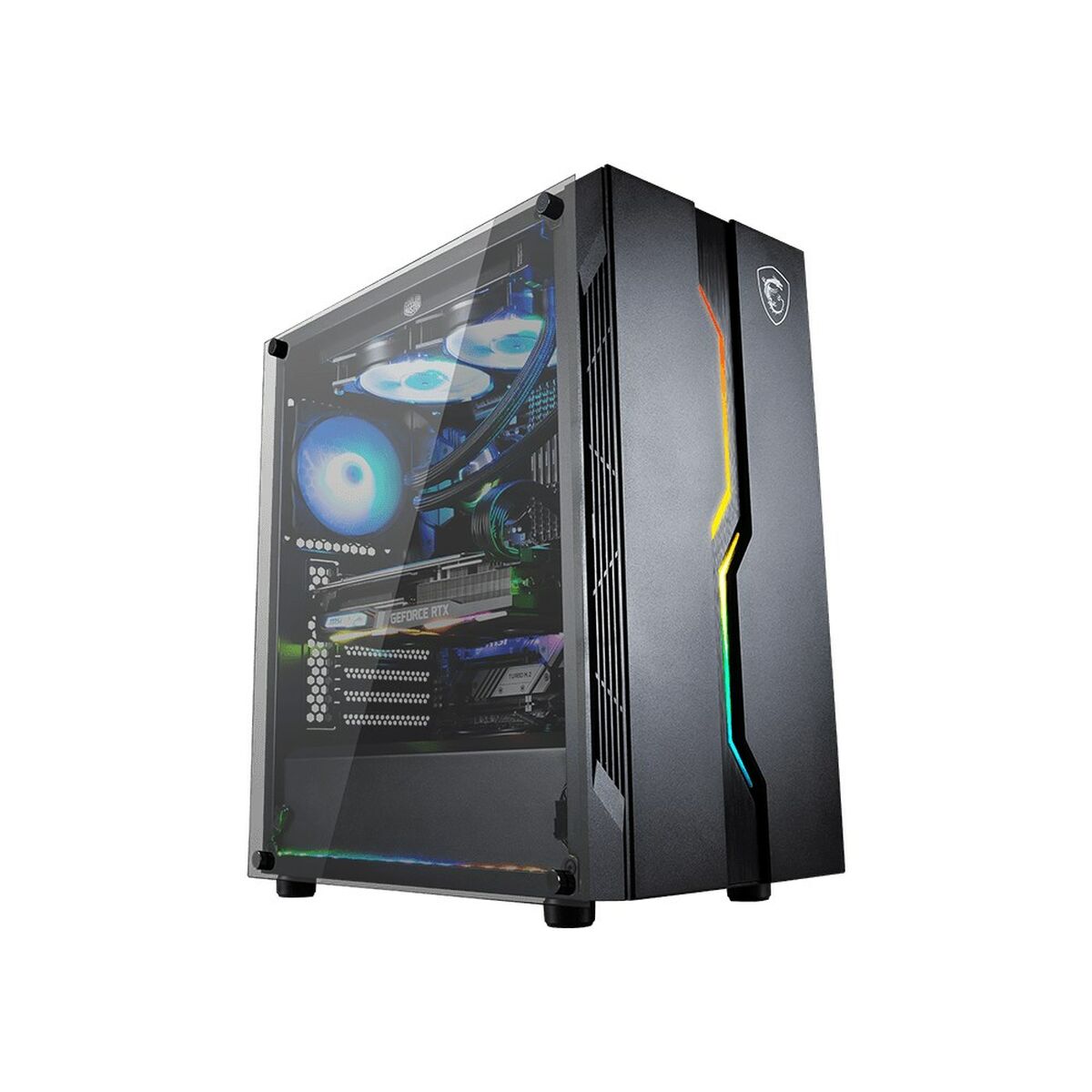 Блок полубашня ATX Galileo MSI MAG VAMPIRIC 010M Чёрный-8