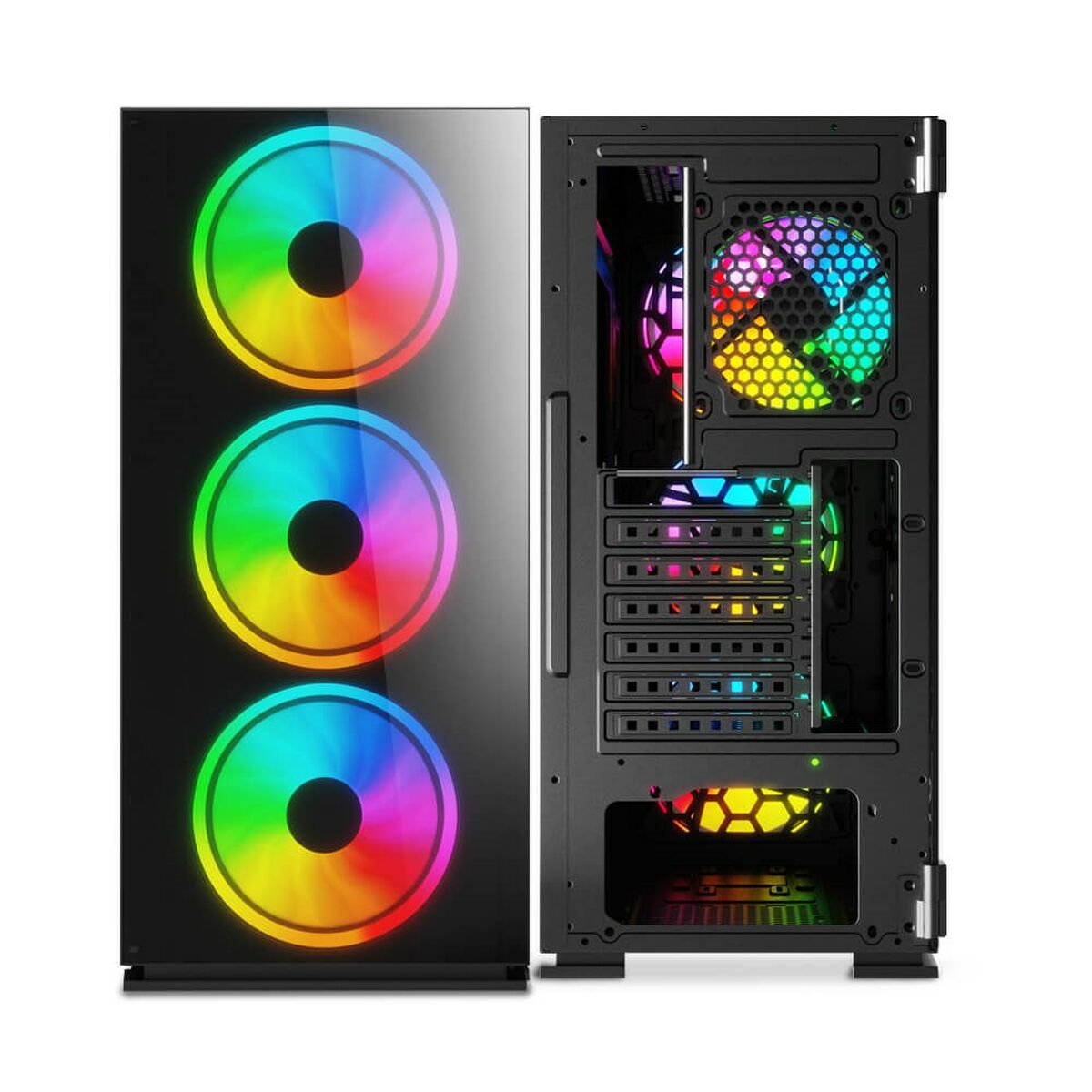 Блок полубашня ATX Galileo Savio SAVGC-PRIMEX1 Чёрный-4