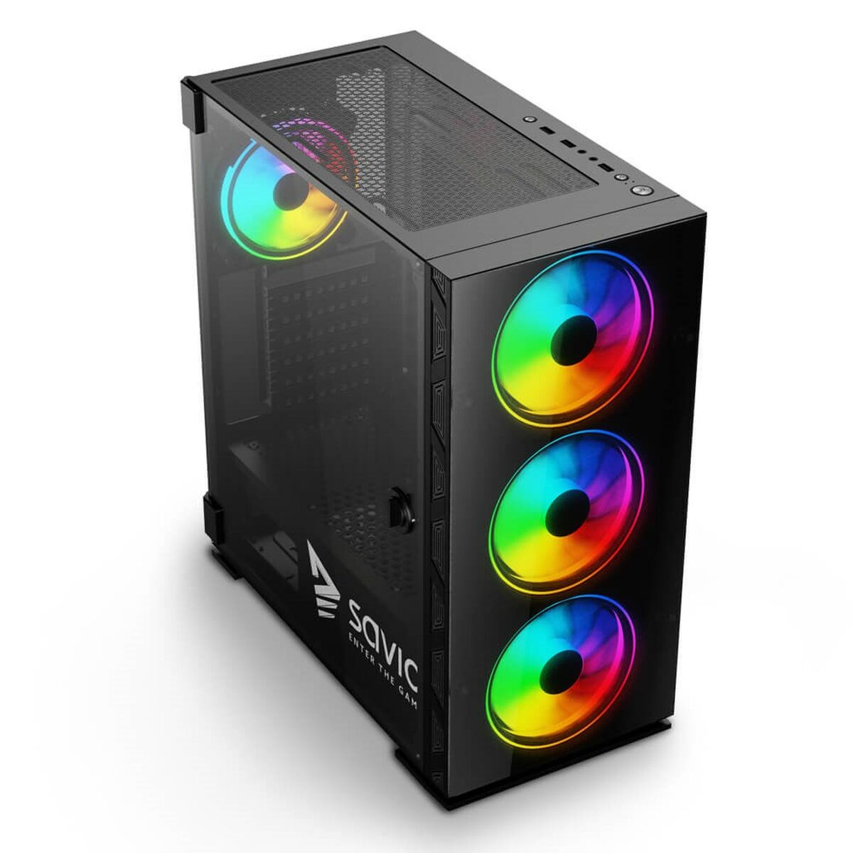 Блок полубашня ATX Galileo Savio SAVGC-PRIMEX1 Чёрный-8