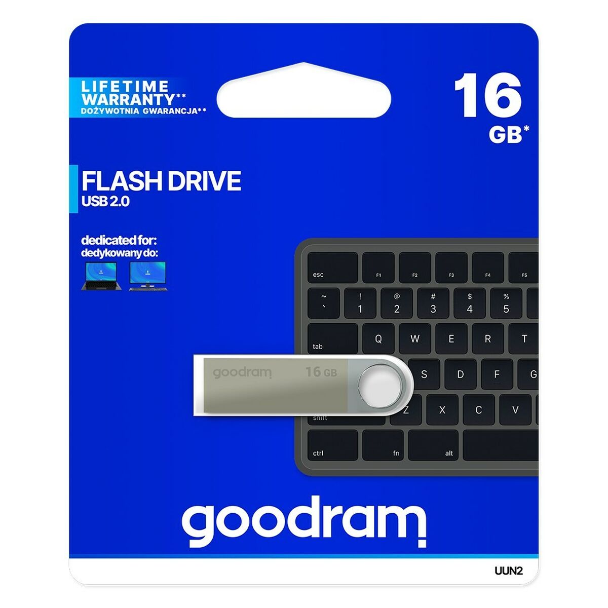 USВ-флешь память GoodRam UUN2 Серебристый 16 Гб-2