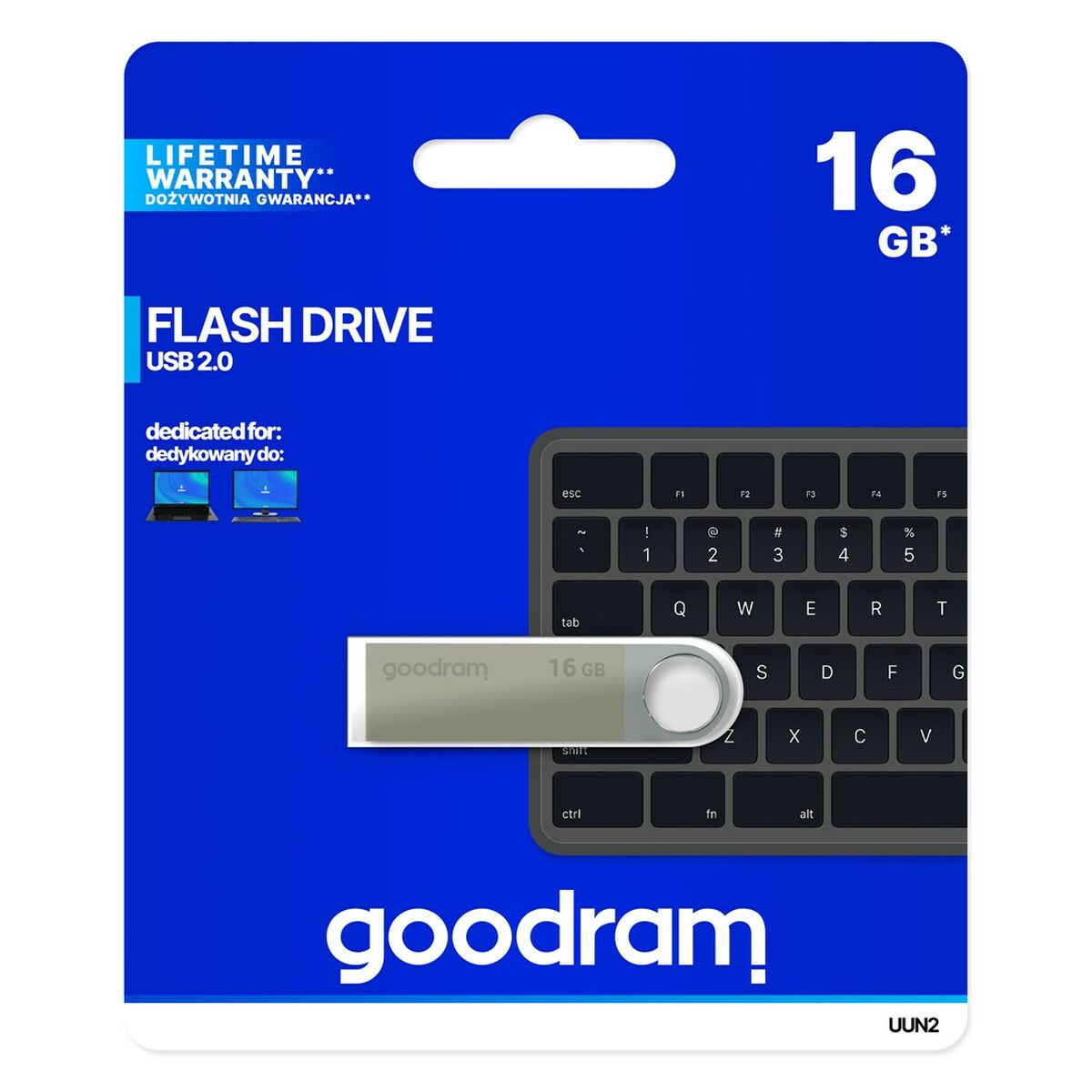 USВ-флешь память GoodRam UUN2 Серебристый 16 Гб-5