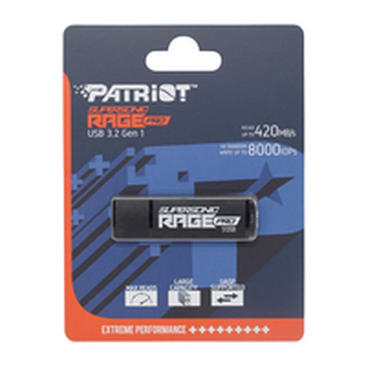 USВ-флешь память Patriot Memory PEF512GRGPB32U Чёрный 512 GB-4