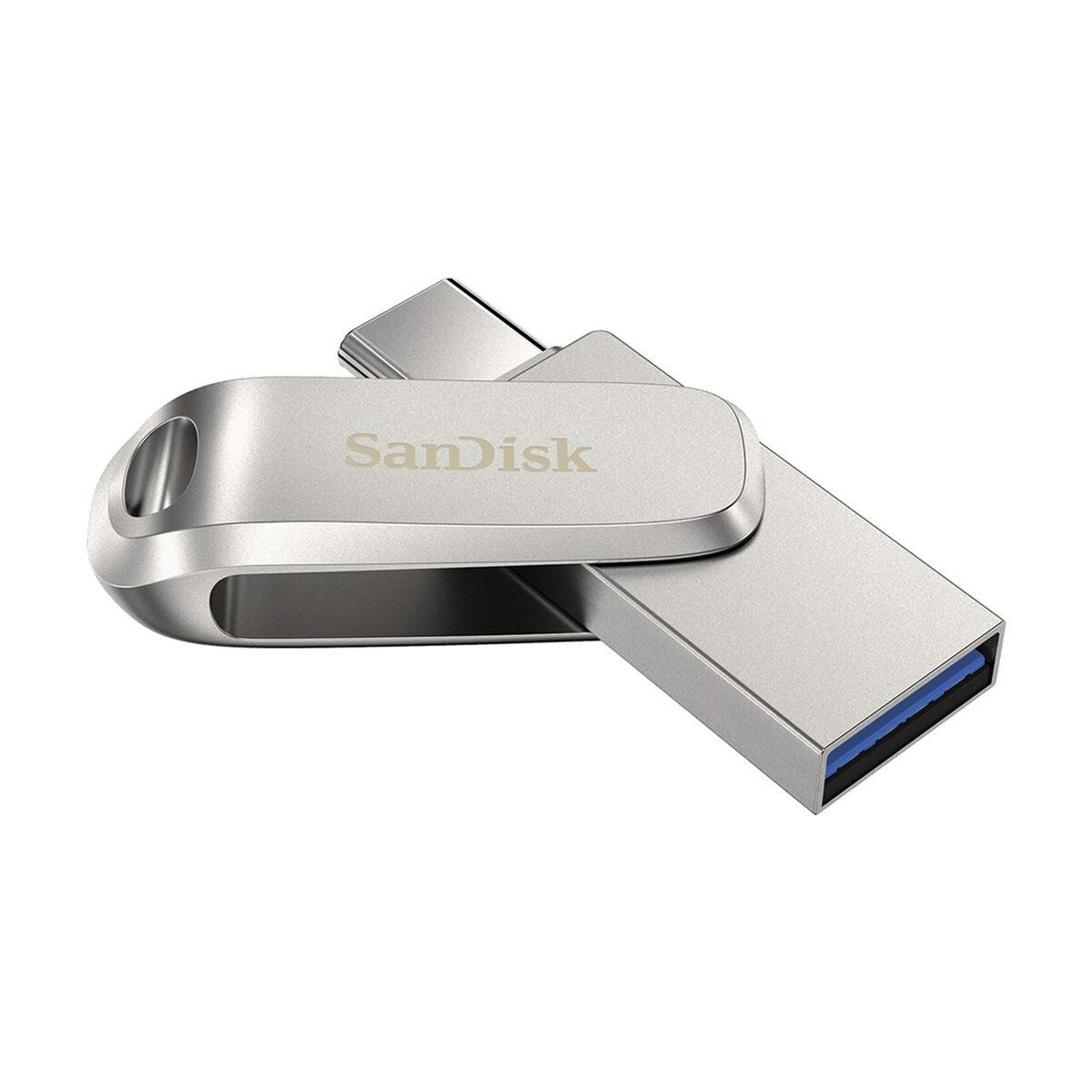 USВ-флешь память SanDisk Ultra Dual Drive Luxe 512 GB Серебристый Сталь 512 GB-3
