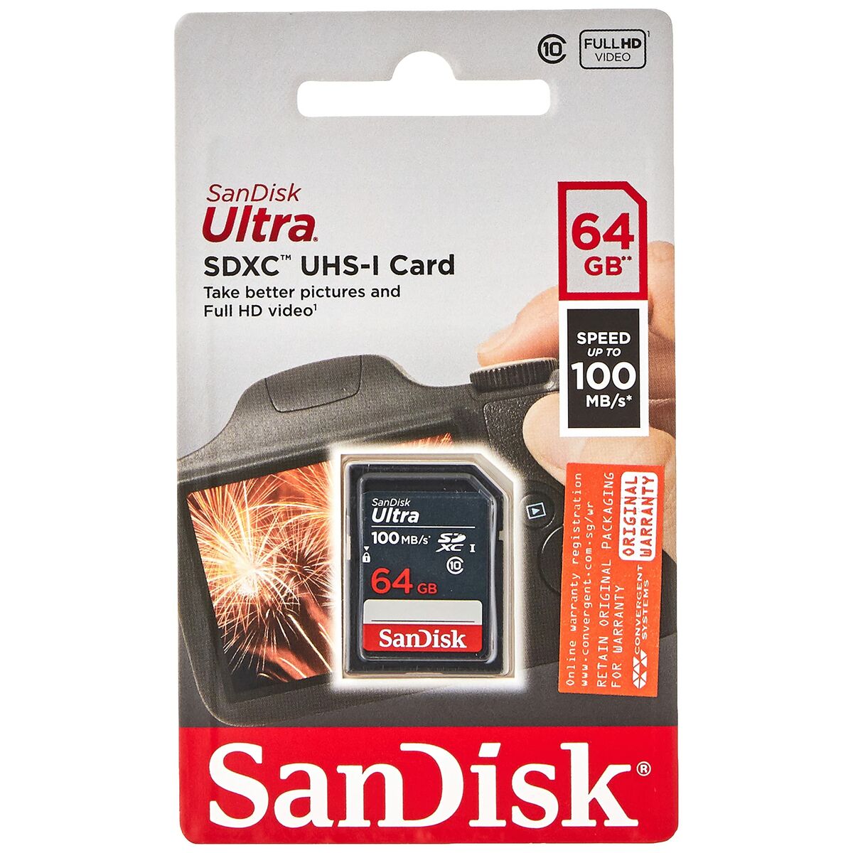 Карта памяти SDXC SanDisk Ultra 64 Гб-3