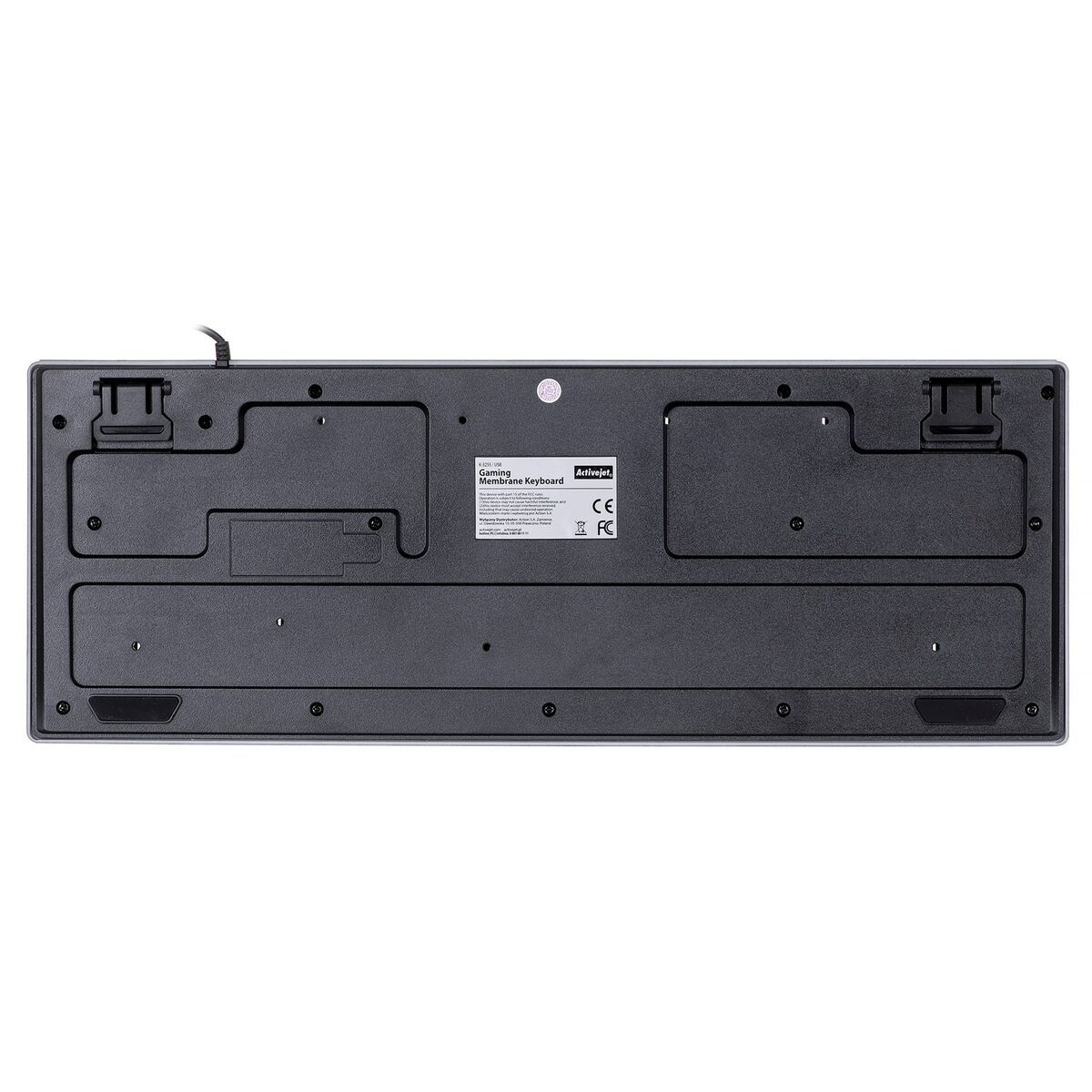 Клавиатура Activejet K-3255 Чёрный Монохромный QWERTY-5