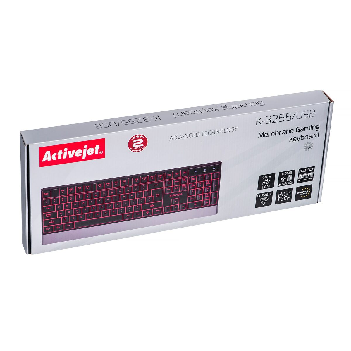 Клавиатура Activejet K-3255 Чёрный Монохромный QWERTY-7