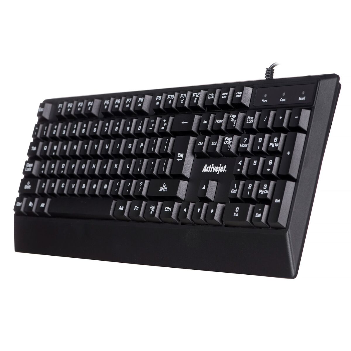 Клавиатура Activejet K-3255 Чёрный Монохромный QWERTY-8