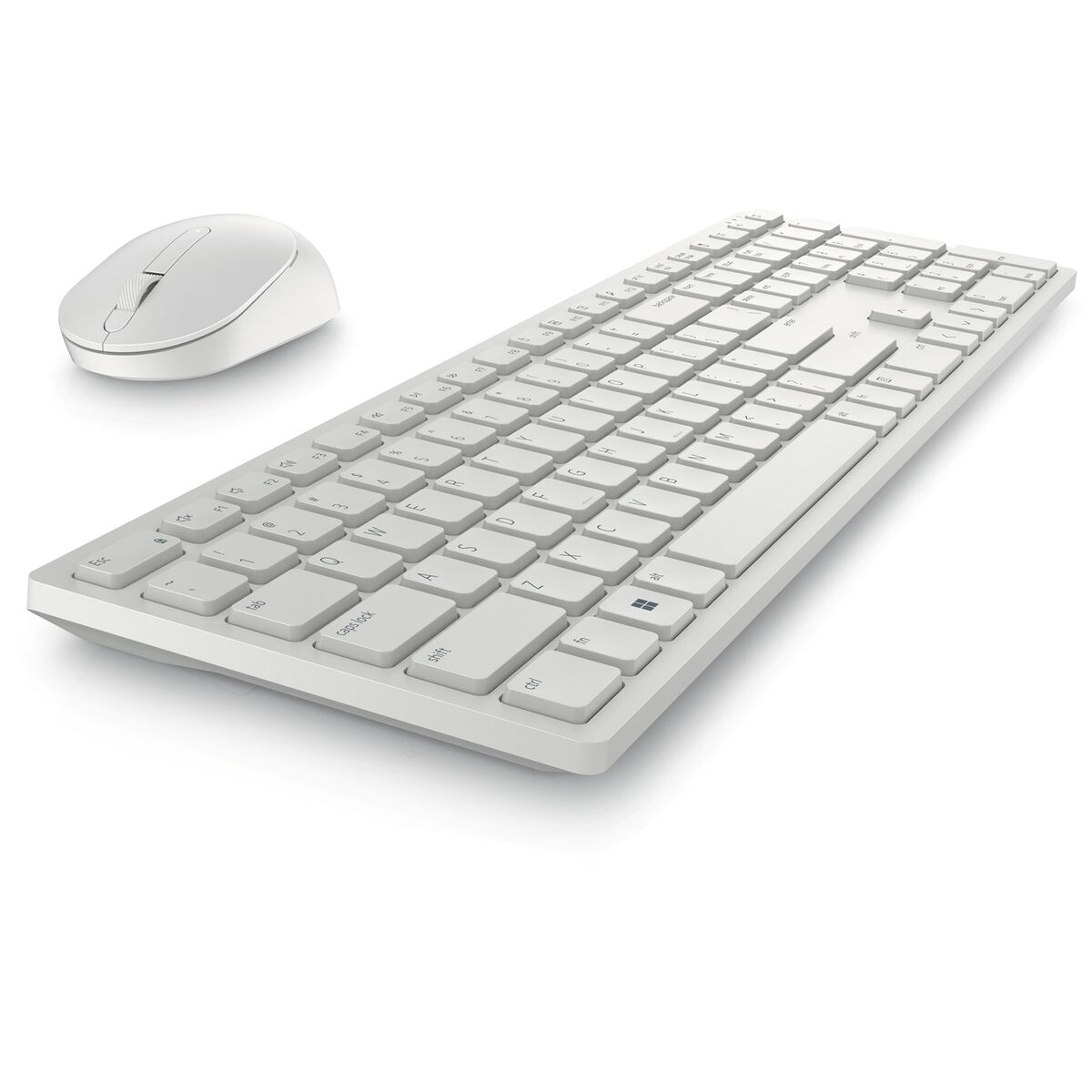 Клавиатура и беспроводная мышь Dell KM5221W-WH Белый Qwerty US-4