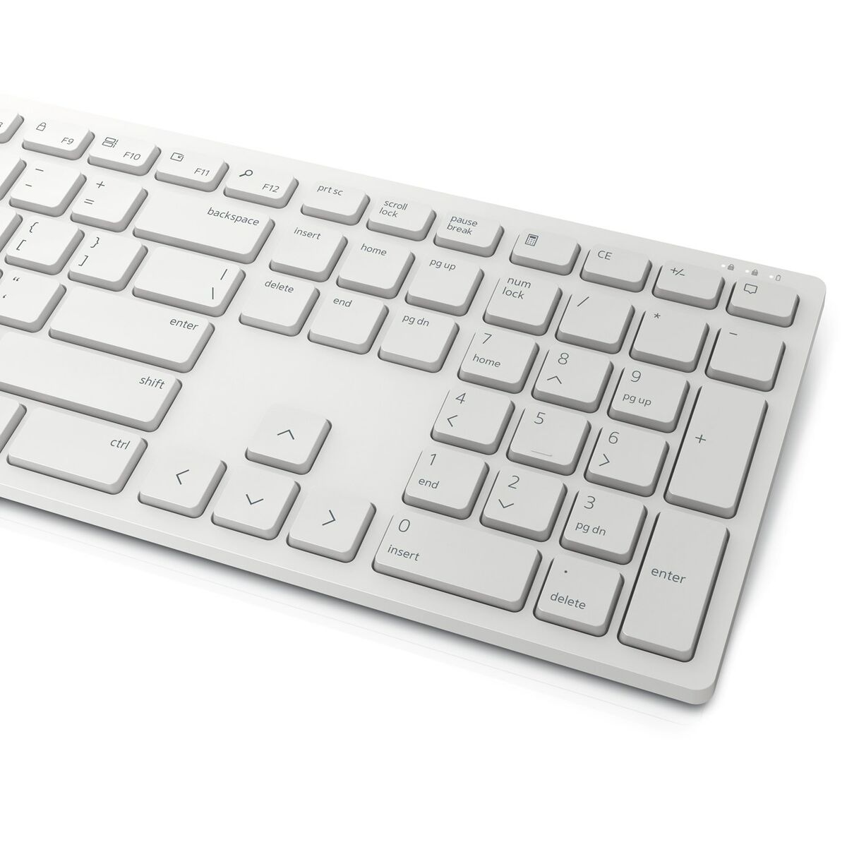 Клавиатура и беспроводная мышь Dell KM5221W-WH Белый Qwerty US-5