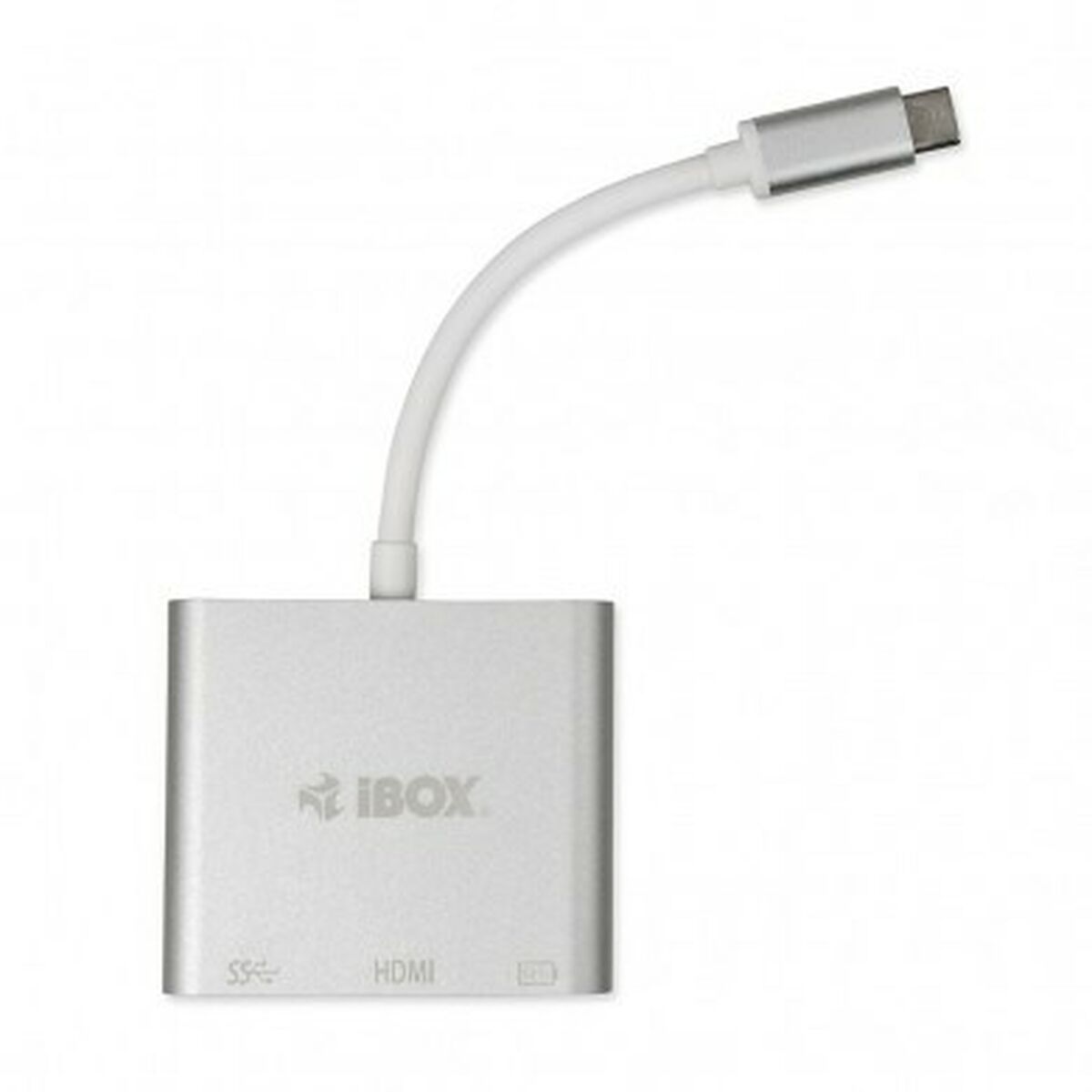 USB-разветвитель Ibox IUH3CFT1 Белый Серебристый-2