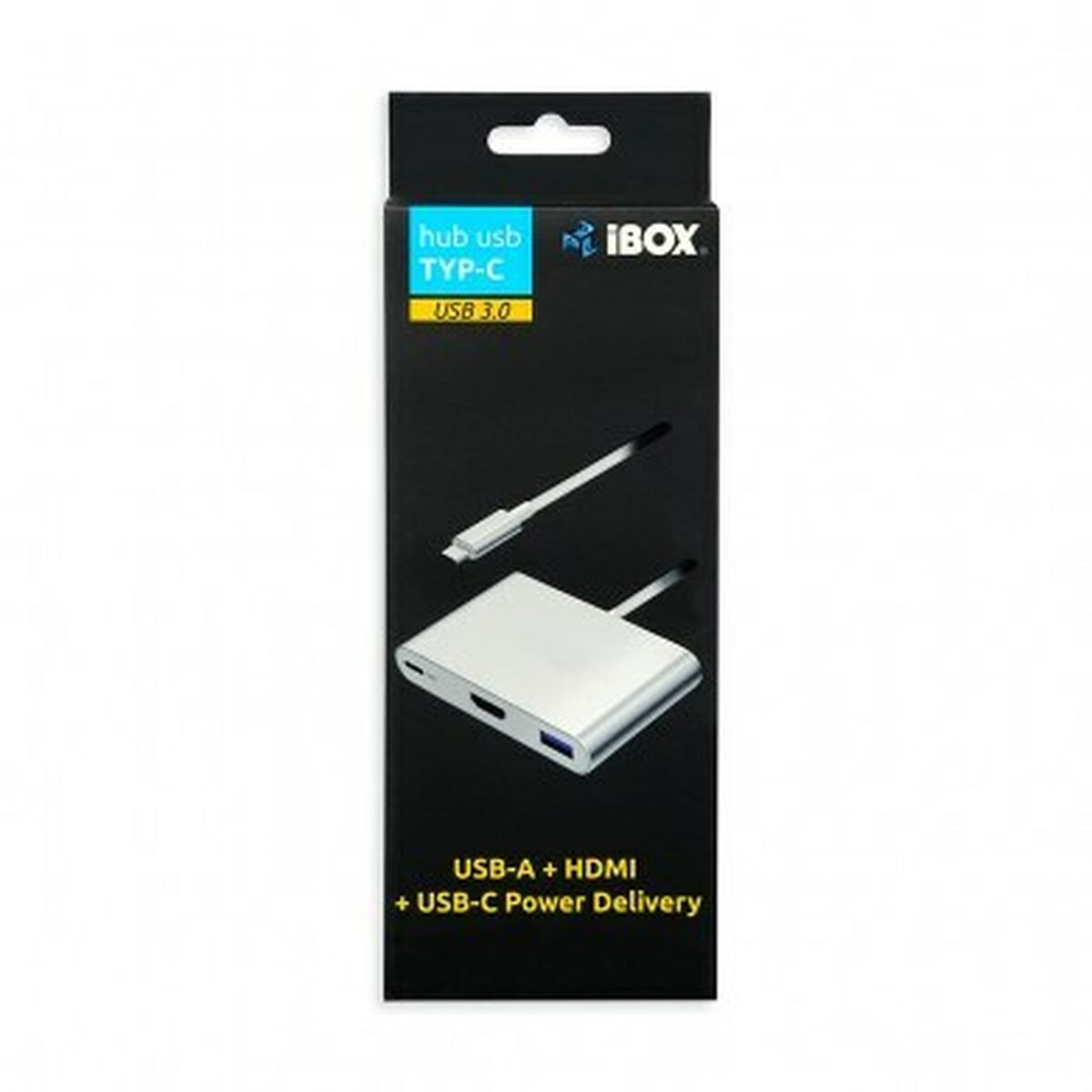 USB-разветвитель Ibox IUH3CFT1 Белый Серебристый-3
