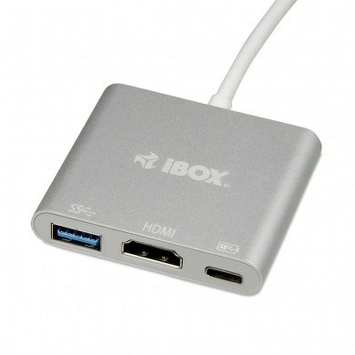 USB-разветвитель Ibox IUH3CFT1 Белый Серебристый-5