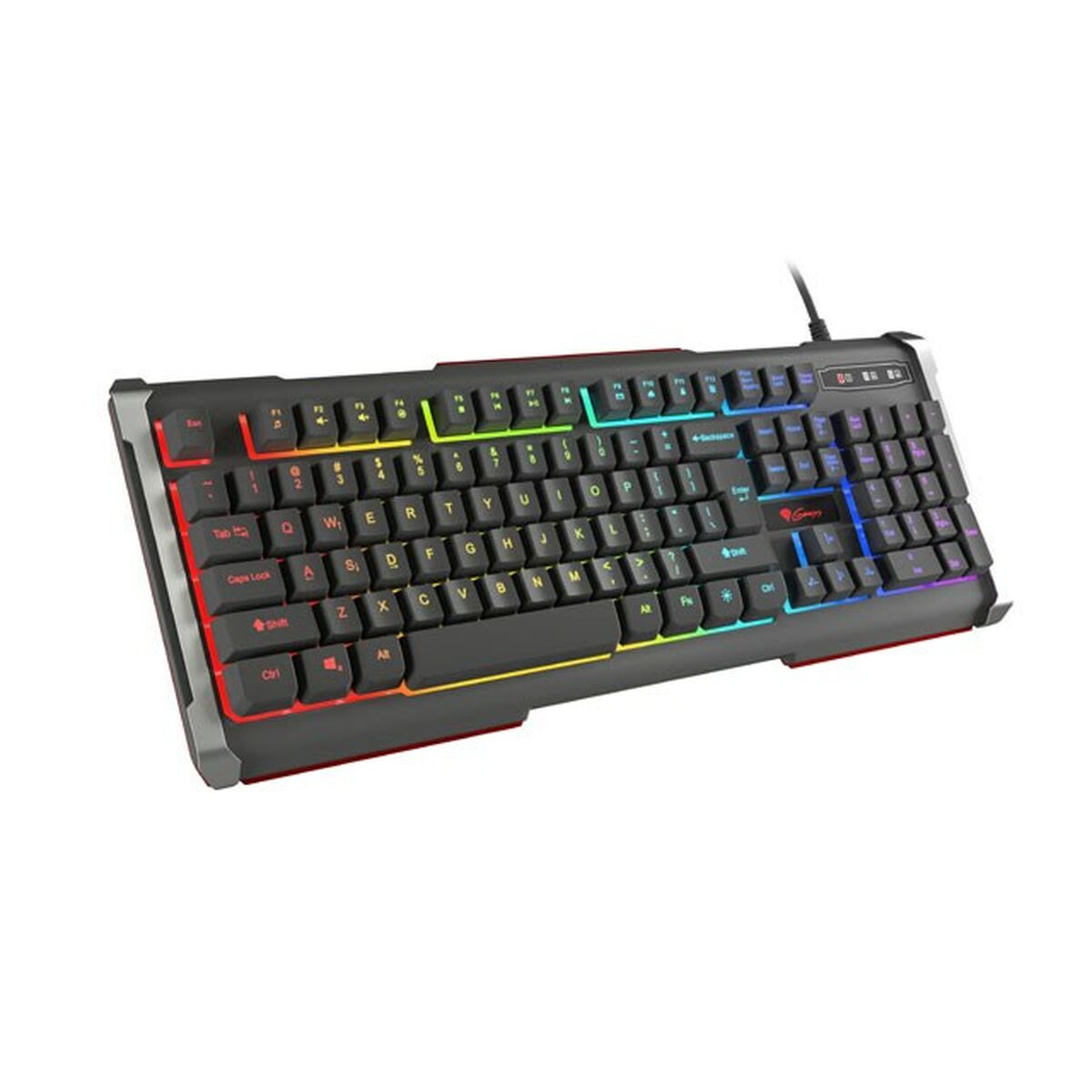 Клавиатура Natec GENESIS Rhod 400 Чёрный RGB-4