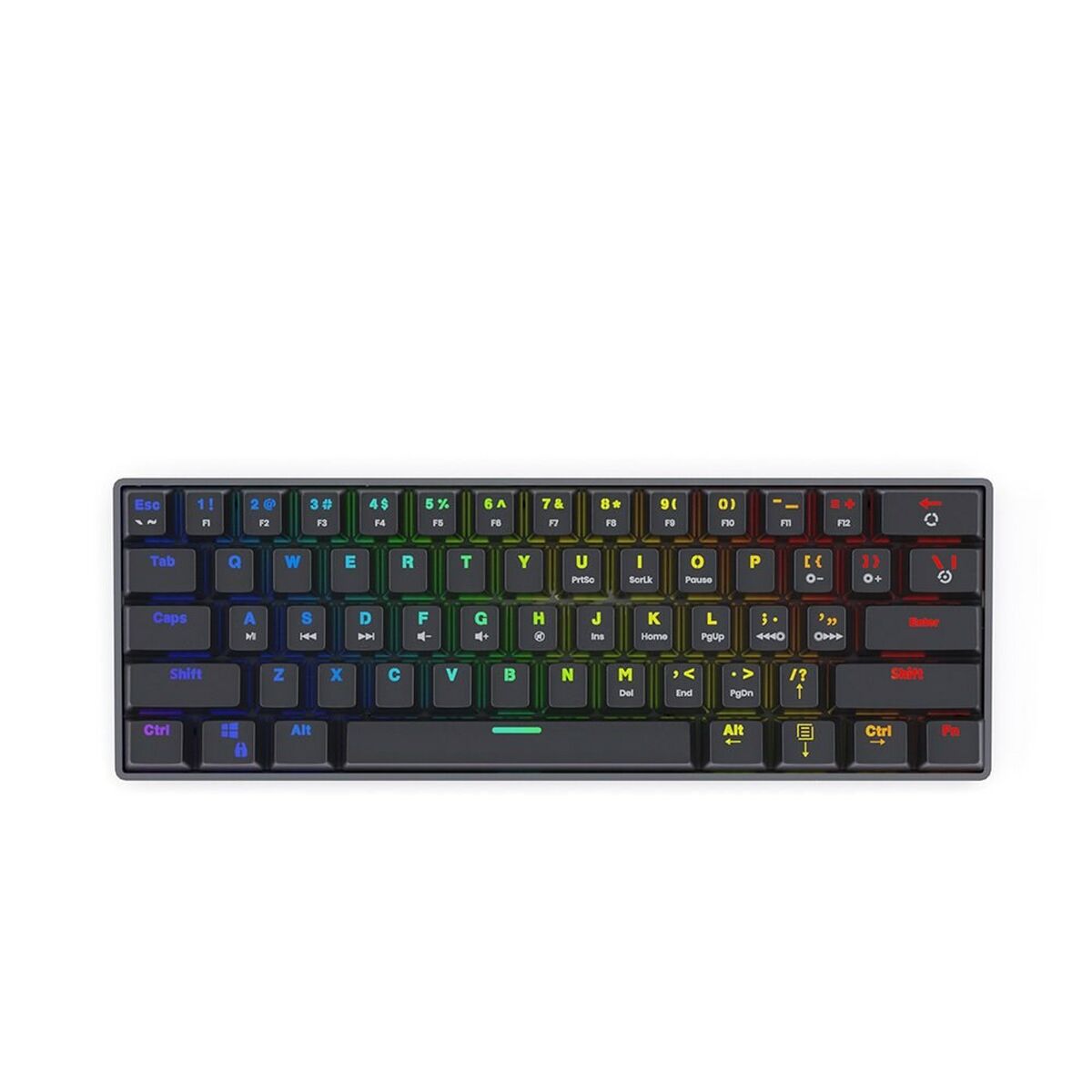 Клавиатура Savio BLACKOUT Чёрный Разноцветный Английский QWERTY-2