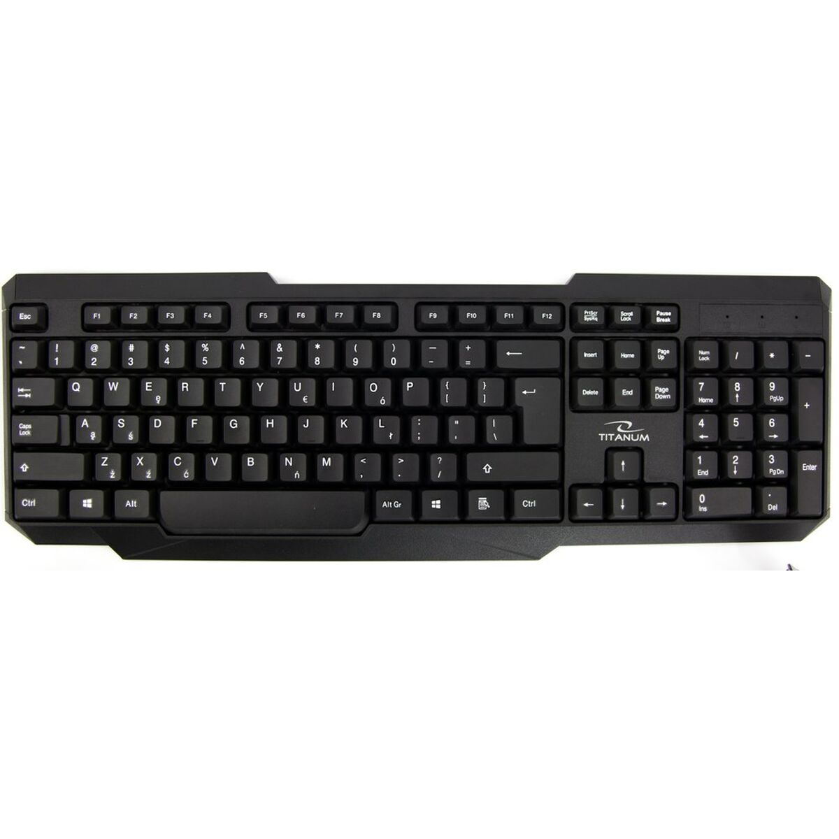 Клавиатура и мышь Titanum TK108 Чёрный Qwerty US-5