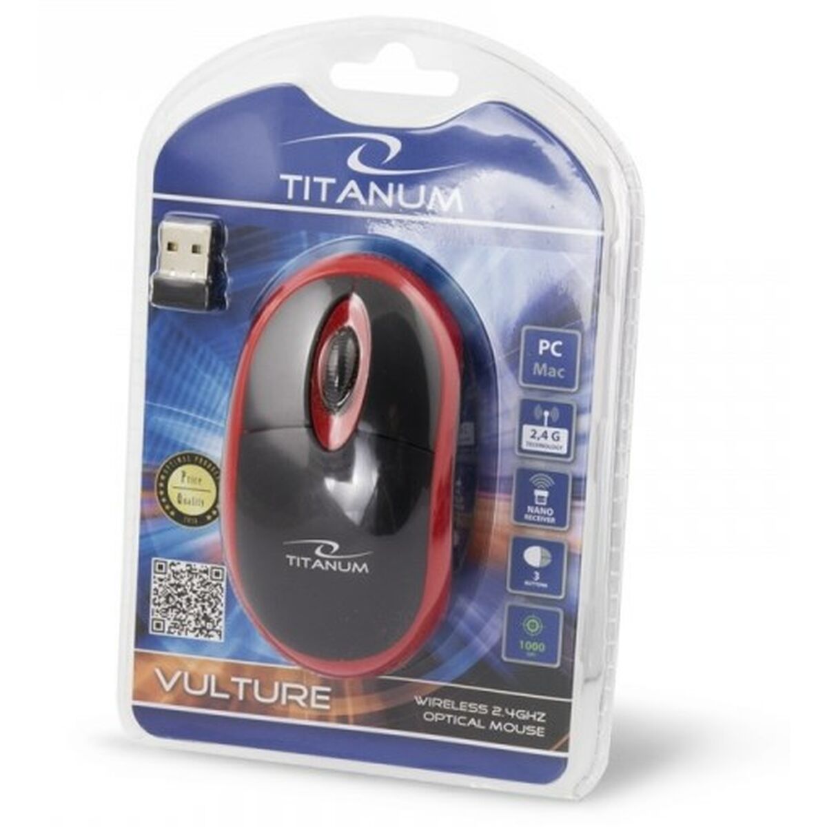 Беспроводная мышь Titanum TM116E-5