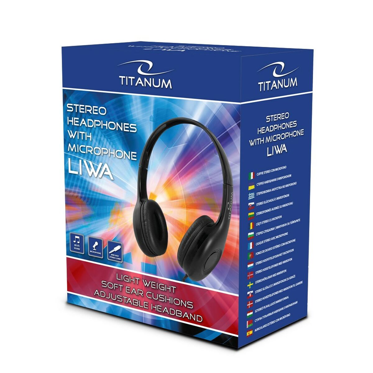Наушники с микрофоном Titanum TH114 Чёрный-3