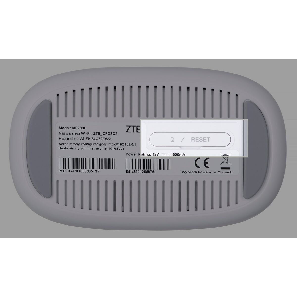 Роутер ZTE MF289F-3