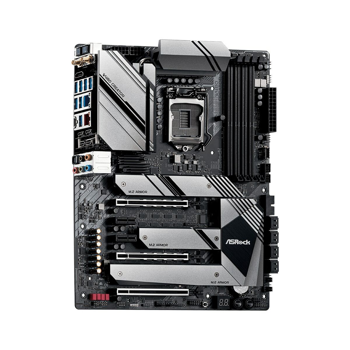 Материнская плата ASRock W480 CREATOR Intel Wi-Fi 6 Intel W480 LGA 1200-4