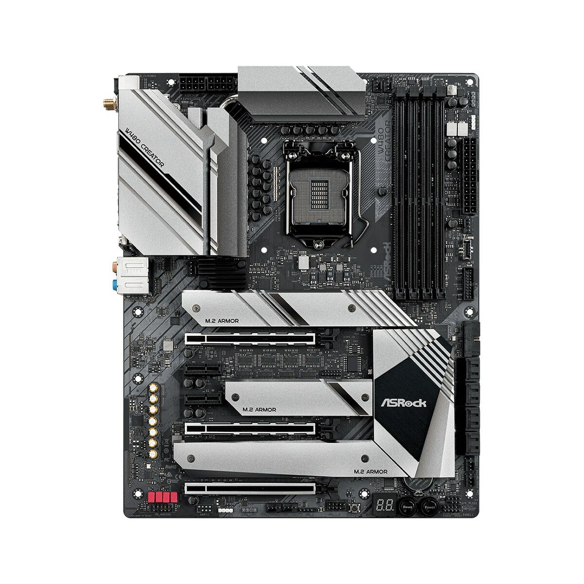 Материнская плата ASRock W480 CREATOR Intel Wi-Fi 6 Intel W480 LGA 1200-5