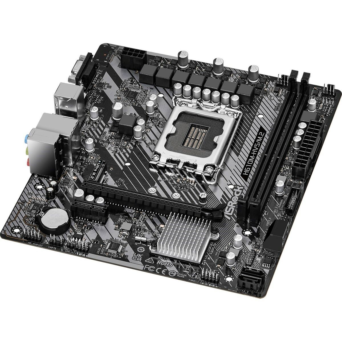 Материнская плата ASRock H610M-HVS/M.2 R2.0 INTEL H610 LGA 1700-3