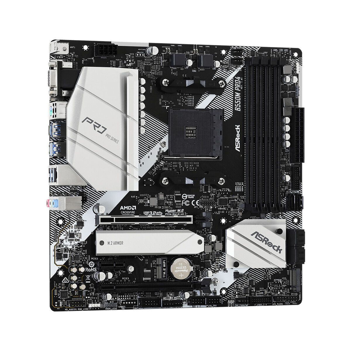 Материнская плата ASRock B550M Pro4 AMD B550 AMD AMD AM4-3