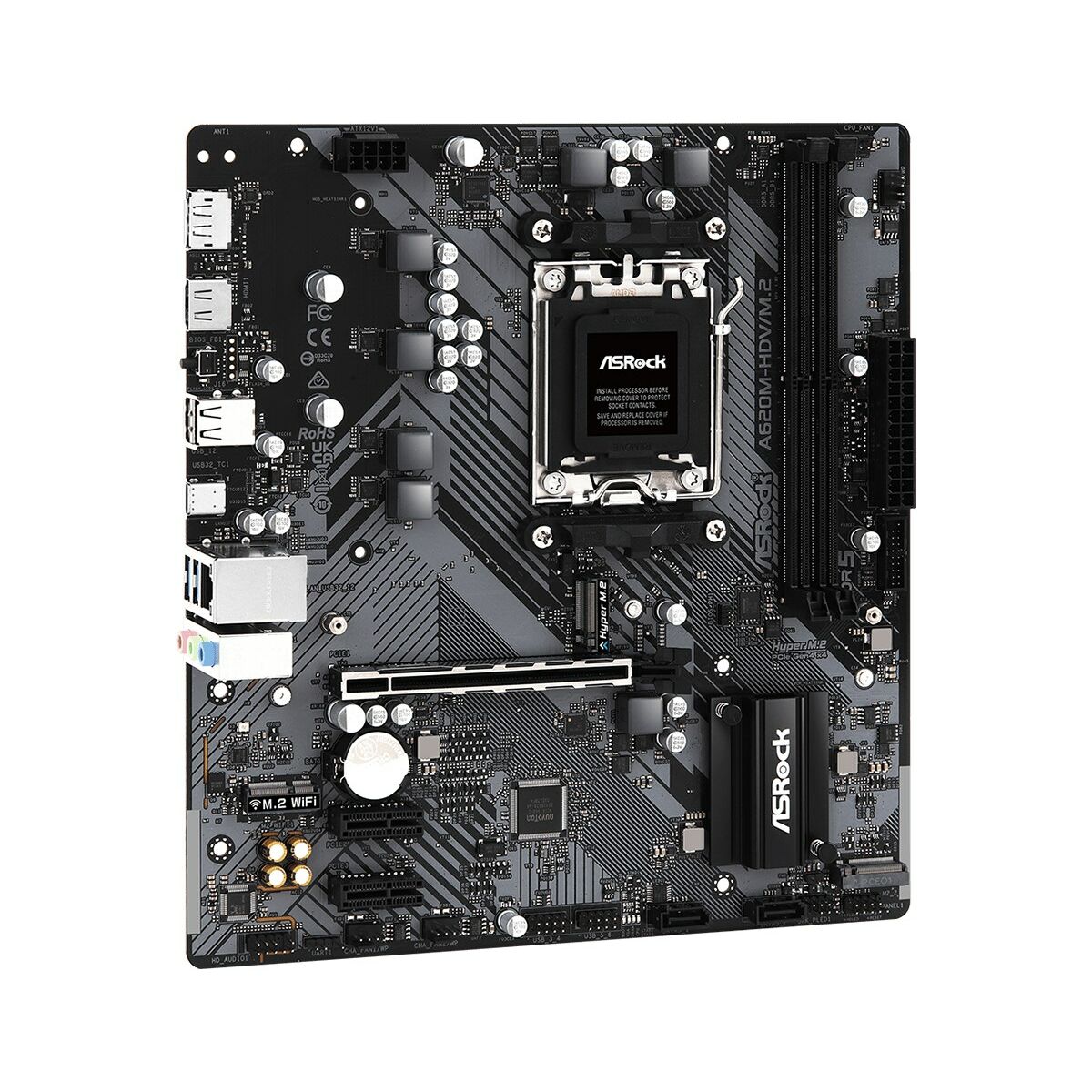 Материнская плата ASRock A620M-HDV/M.2 AMD AM5 AMD A620-3